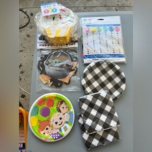 Colorful Party Supplies Set